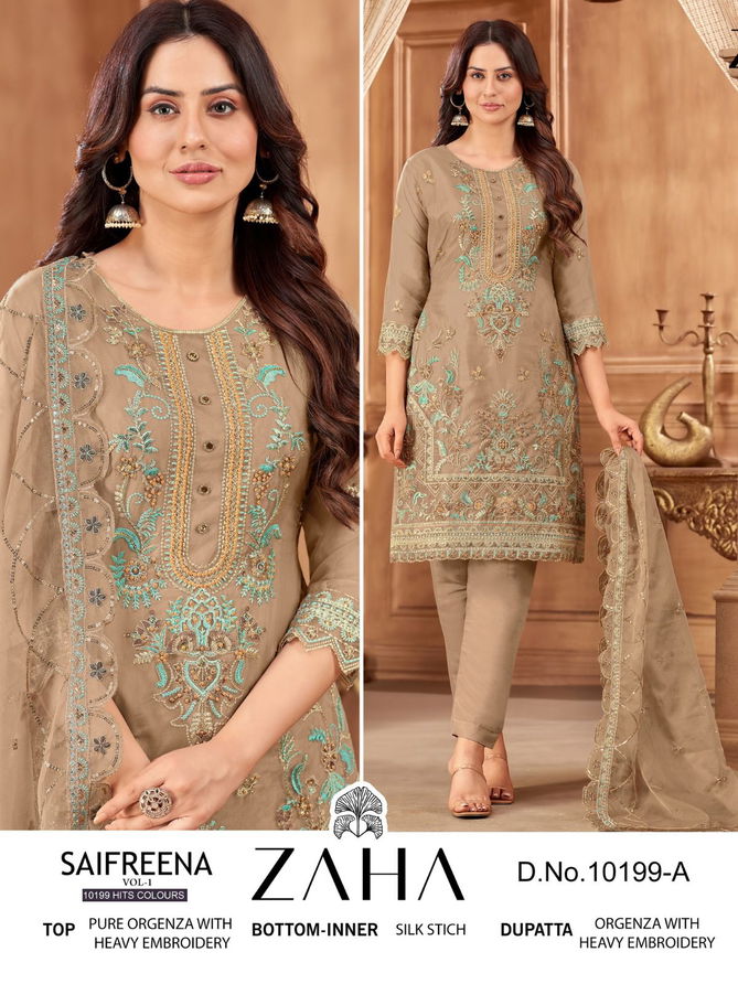 Alk Khushbu Saifreena Vol 1 Pakistani Readymade Suits
